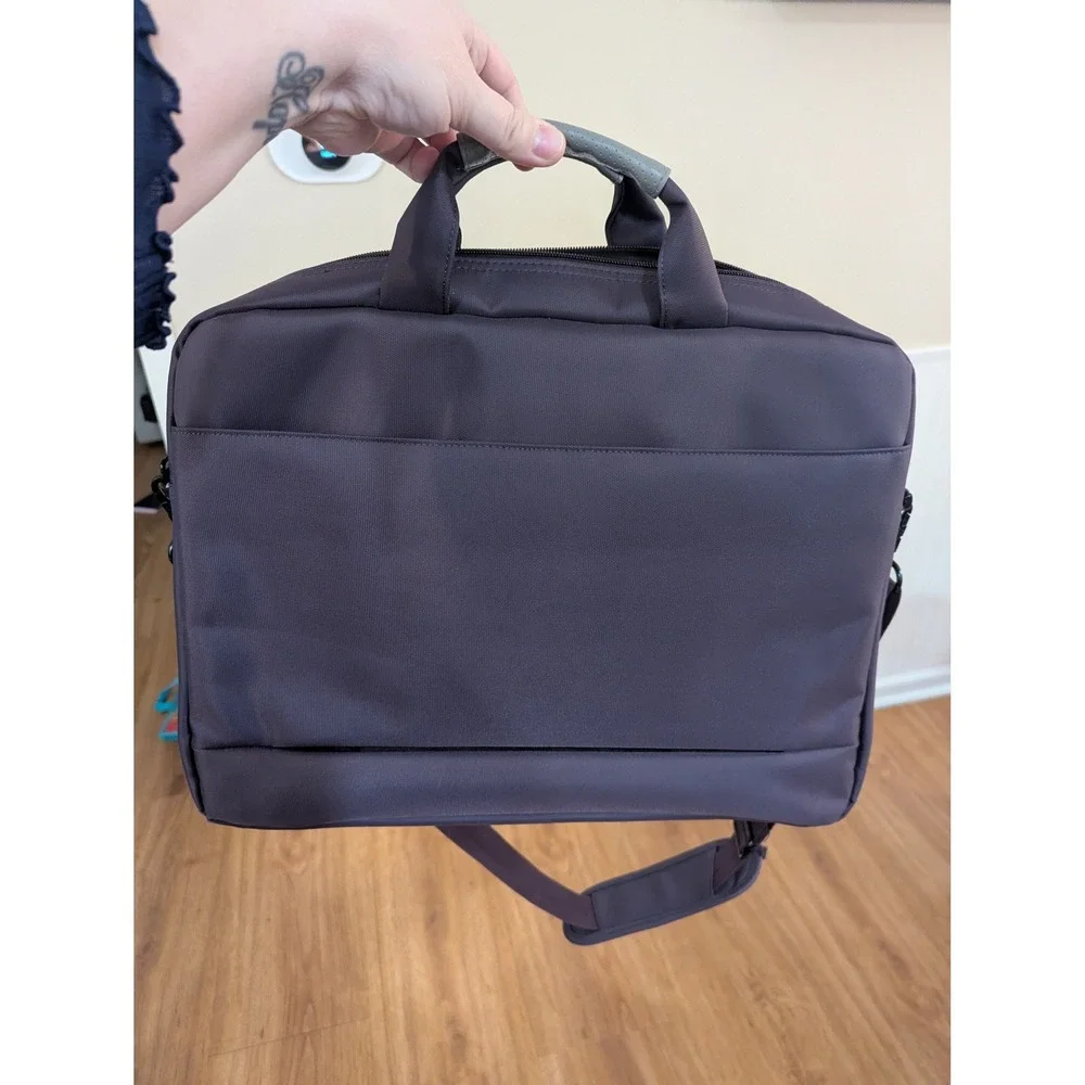 Brinch Laptop Messenger Bag Dark Purple Shoulder‎ Briefcase Carrying Case